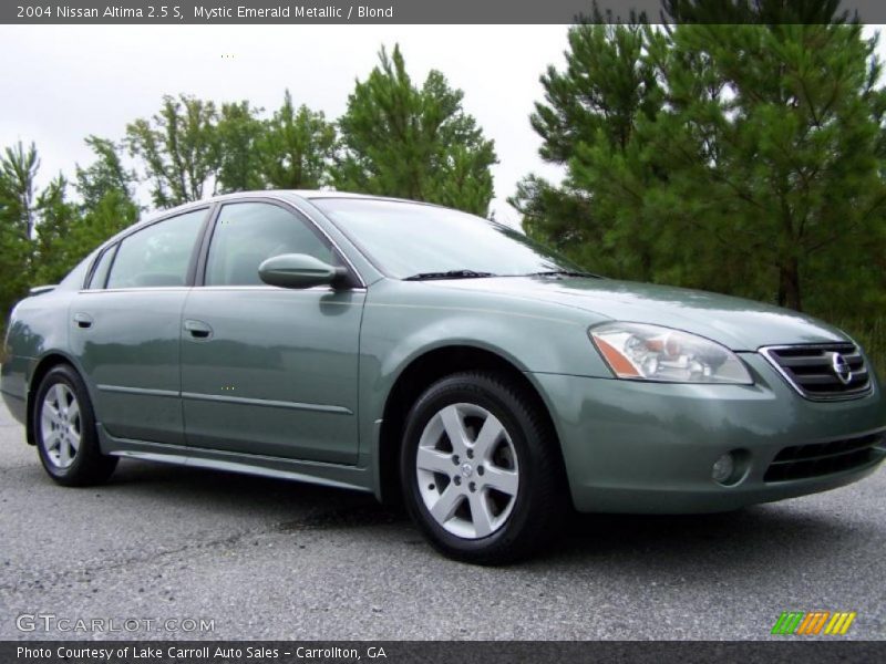 Mystic Emerald Metallic / Blond 2004 Nissan Altima 2.5 S