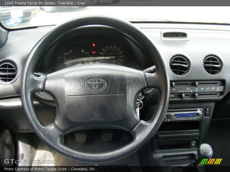 Teal Mist / Gray 1993 Toyota Tercel DX Sedan