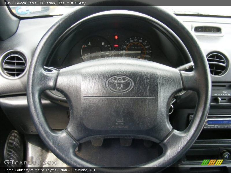 Teal Mist / Gray 1993 Toyota Tercel DX Sedan