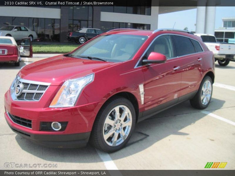 Crystal Red Tintcoat / Shale/Brownstone 2010 Cadillac SRX V6