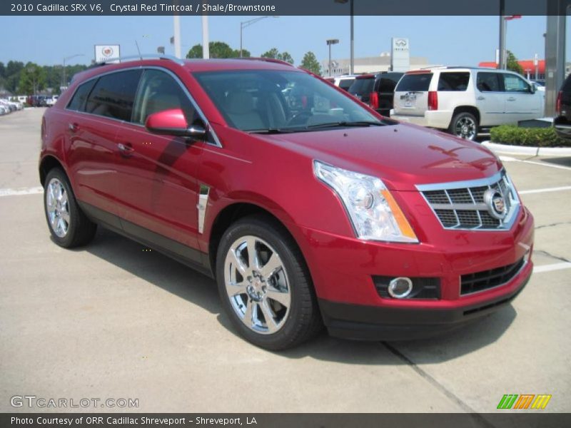 Crystal Red Tintcoat / Shale/Brownstone 2010 Cadillac SRX V6