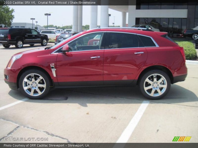 Crystal Red Tintcoat / Shale/Brownstone 2010 Cadillac SRX V6