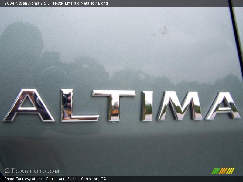 Mystic Emerald Metallic / Blond 2004 Nissan Altima 2.5 S
