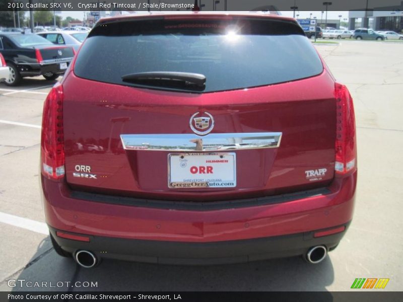 Crystal Red Tintcoat / Shale/Brownstone 2010 Cadillac SRX V6