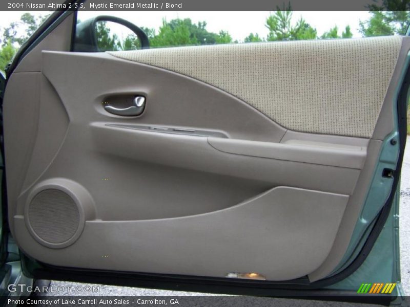 Mystic Emerald Metallic / Blond 2004 Nissan Altima 2.5 S
