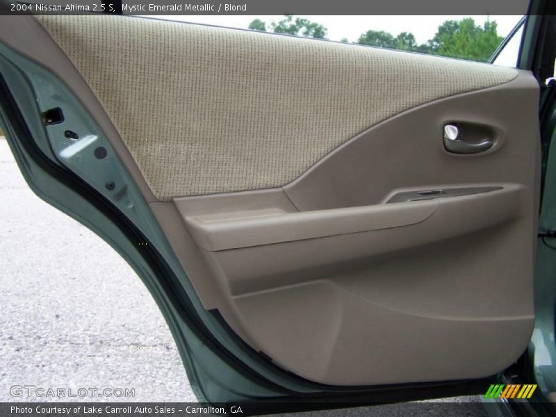 Mystic Emerald Metallic / Blond 2004 Nissan Altima 2.5 S