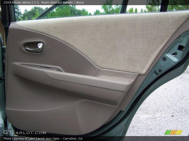 Mystic Emerald Metallic / Blond 2004 Nissan Altima 2.5 S