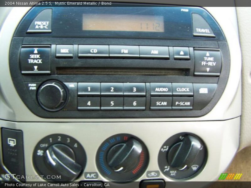 Mystic Emerald Metallic / Blond 2004 Nissan Altima 2.5 S