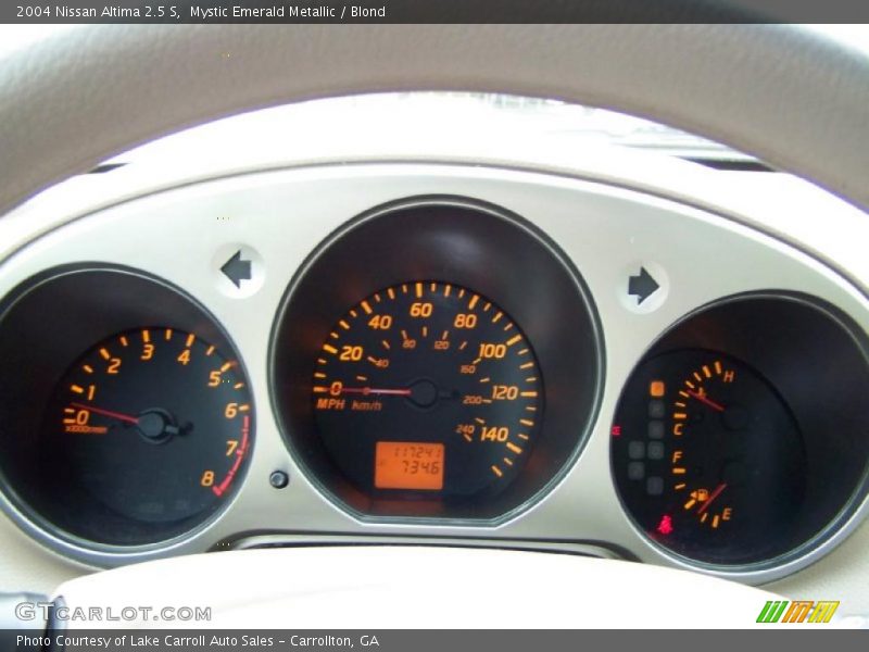 Mystic Emerald Metallic / Blond 2004 Nissan Altima 2.5 S