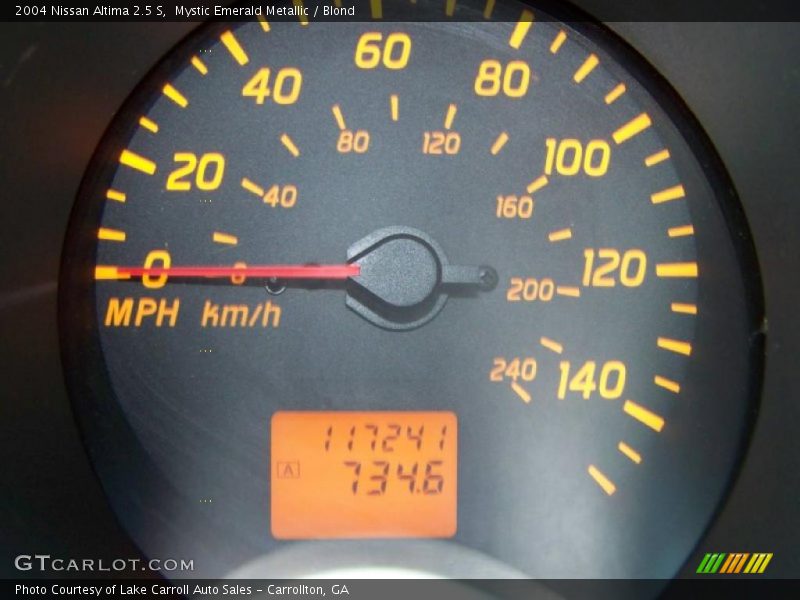 Mystic Emerald Metallic / Blond 2004 Nissan Altima 2.5 S