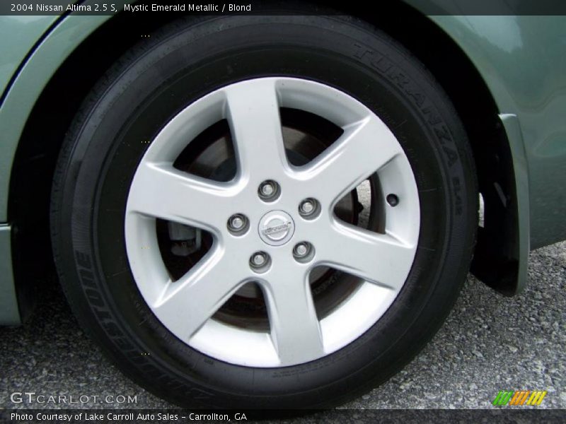 Mystic Emerald Metallic / Blond 2004 Nissan Altima 2.5 S