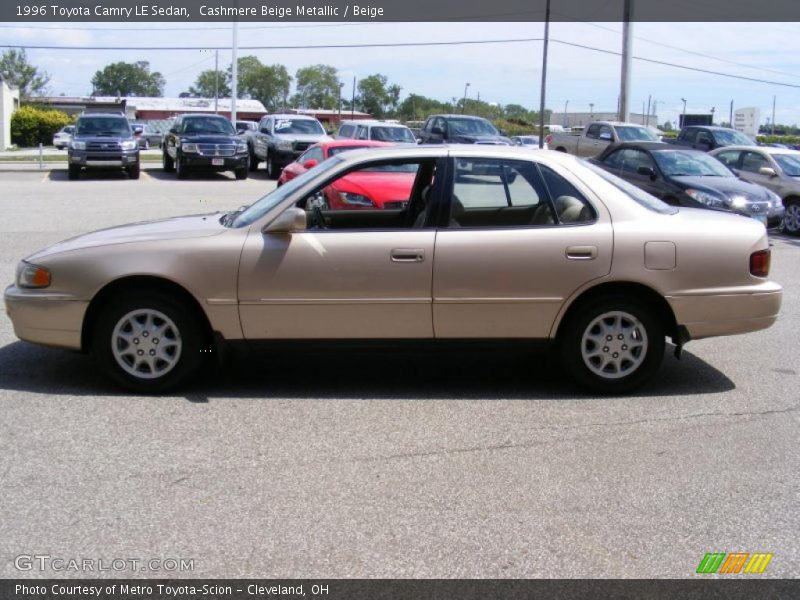 Cashmere Beige Metallic / Beige 1996 Toyota Camry LE Sedan