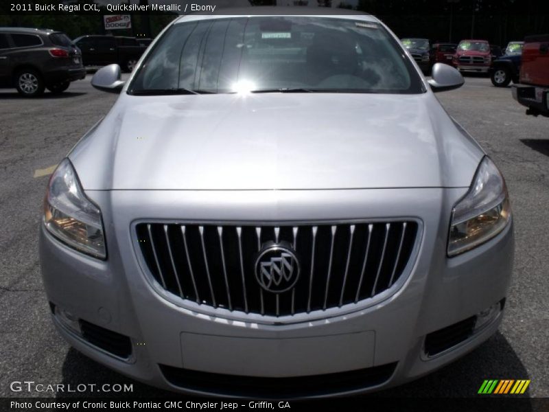 Quicksilver Metallic / Ebony 2011 Buick Regal CXL