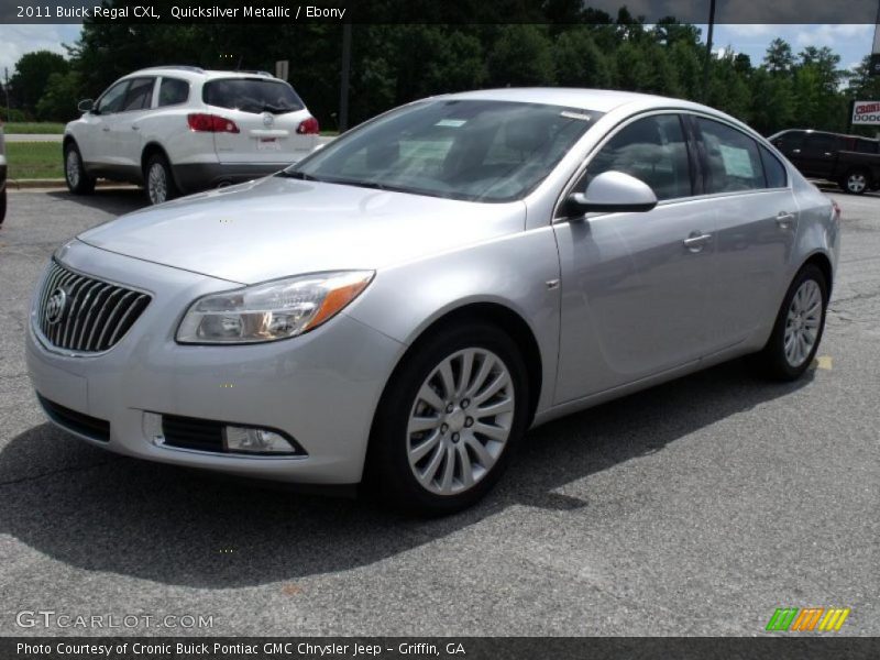 Quicksilver Metallic / Ebony 2011 Buick Regal CXL