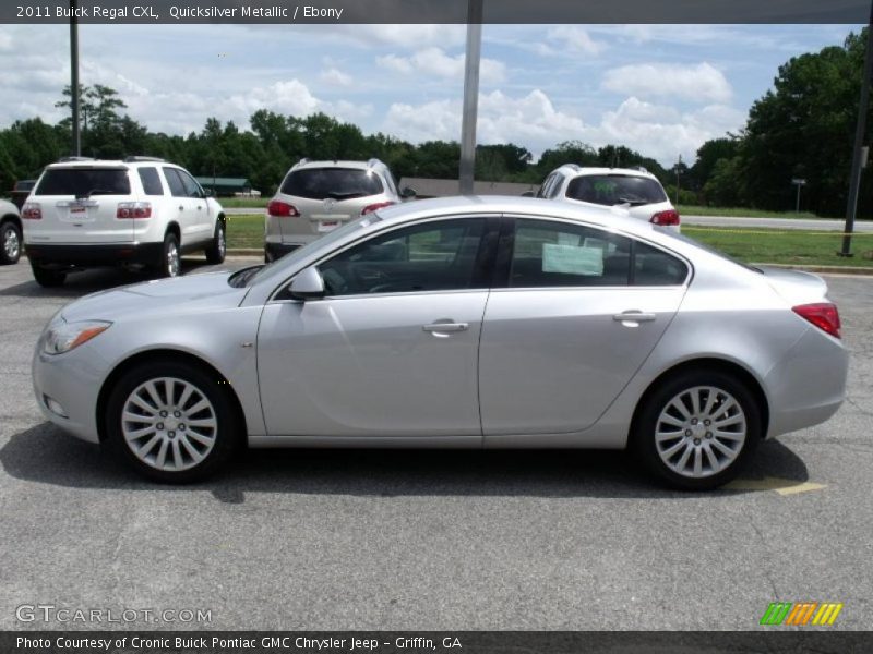 Quicksilver Metallic / Ebony 2011 Buick Regal CXL