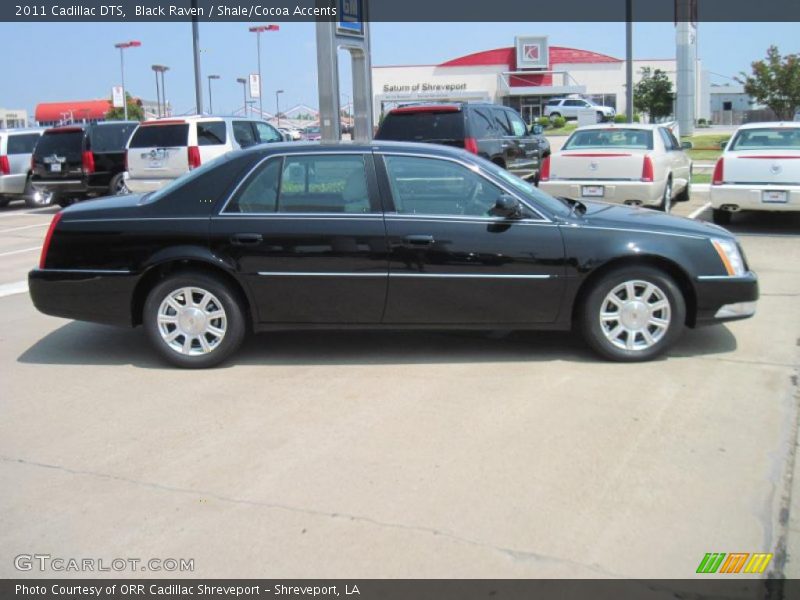 Black Raven / Shale/Cocoa Accents 2011 Cadillac DTS