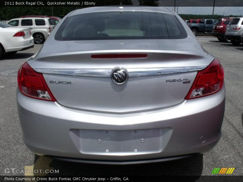 Quicksilver Metallic / Ebony 2011 Buick Regal CXL