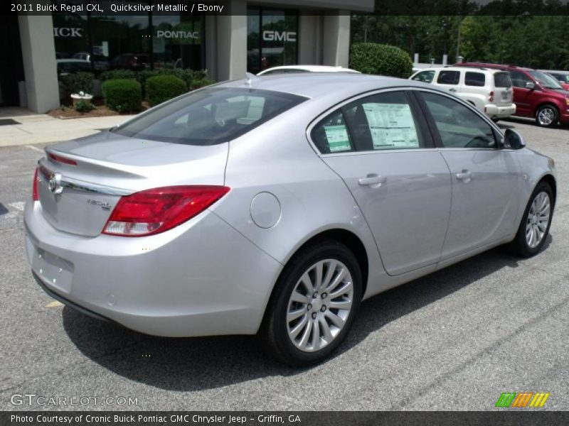 Quicksilver Metallic / Ebony 2011 Buick Regal CXL
