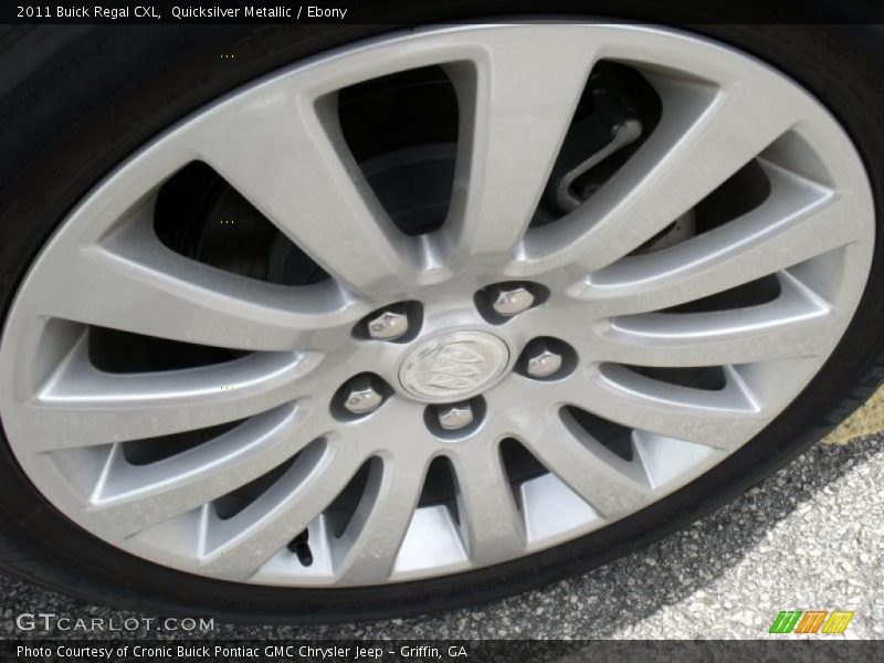 Quicksilver Metallic / Ebony 2011 Buick Regal CXL