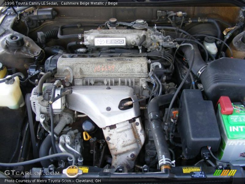 Cashmere Beige Metallic / Beige 1996 Toyota Camry LE Sedan