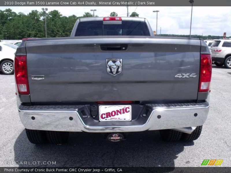 Mineral Gray Metallic / Dark Slate 2010 Dodge Ram 3500 Laramie Crew Cab 4x4 Dually