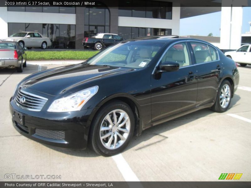 Black Obsidian / Wheat 2009 Infiniti G 37 Sedan