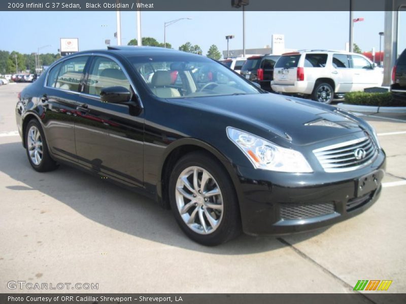 Black Obsidian / Wheat 2009 Infiniti G 37 Sedan