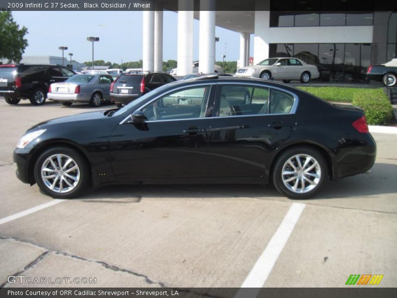 Black Obsidian / Wheat 2009 Infiniti G 37 Sedan