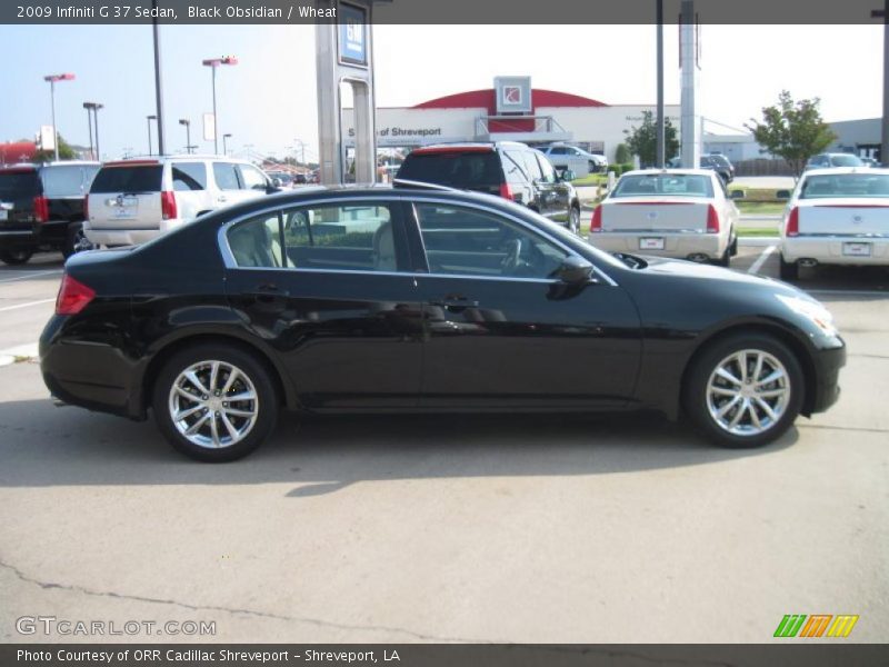 Black Obsidian / Wheat 2009 Infiniti G 37 Sedan