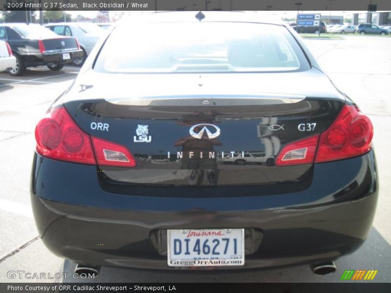 Black Obsidian / Wheat 2009 Infiniti G 37 Sedan