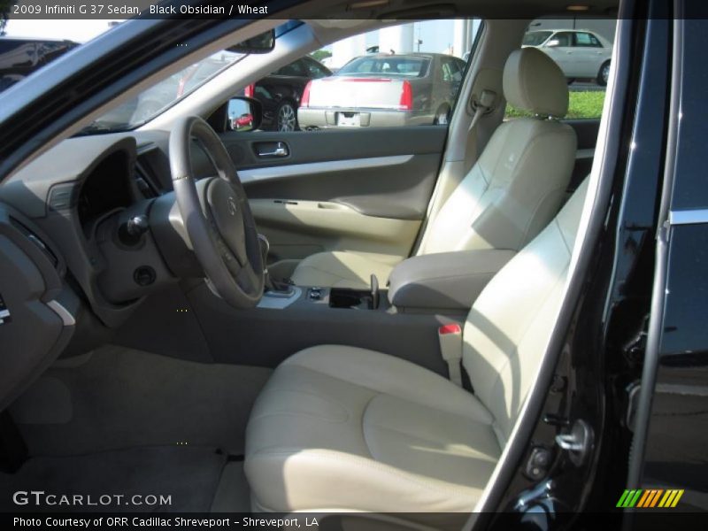 Black Obsidian / Wheat 2009 Infiniti G 37 Sedan