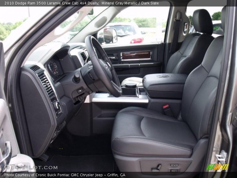 Mineral Gray Metallic / Dark Slate 2010 Dodge Ram 3500 Laramie Crew Cab 4x4 Dually