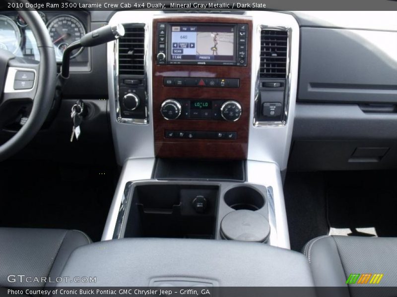 Mineral Gray Metallic / Dark Slate 2010 Dodge Ram 3500 Laramie Crew Cab 4x4 Dually