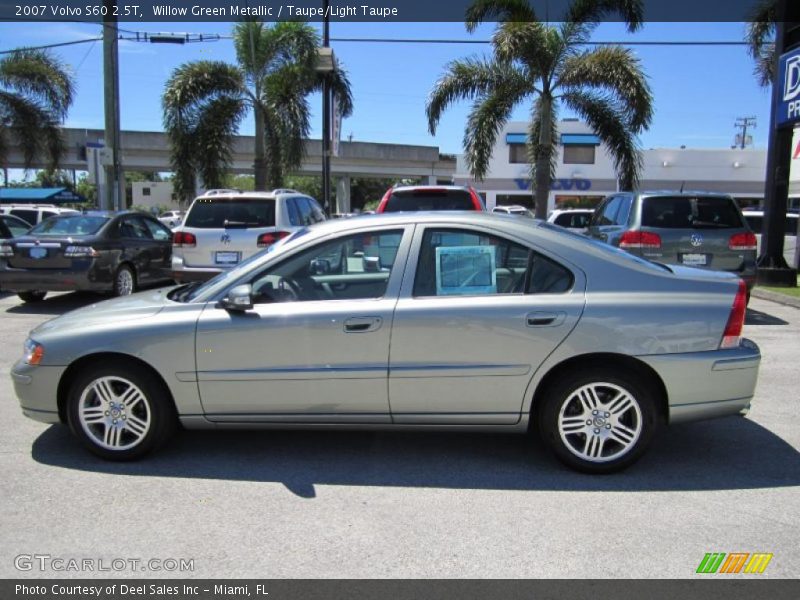 Willow Green Metallic / Taupe/Light Taupe 2007 Volvo S60 2.5T