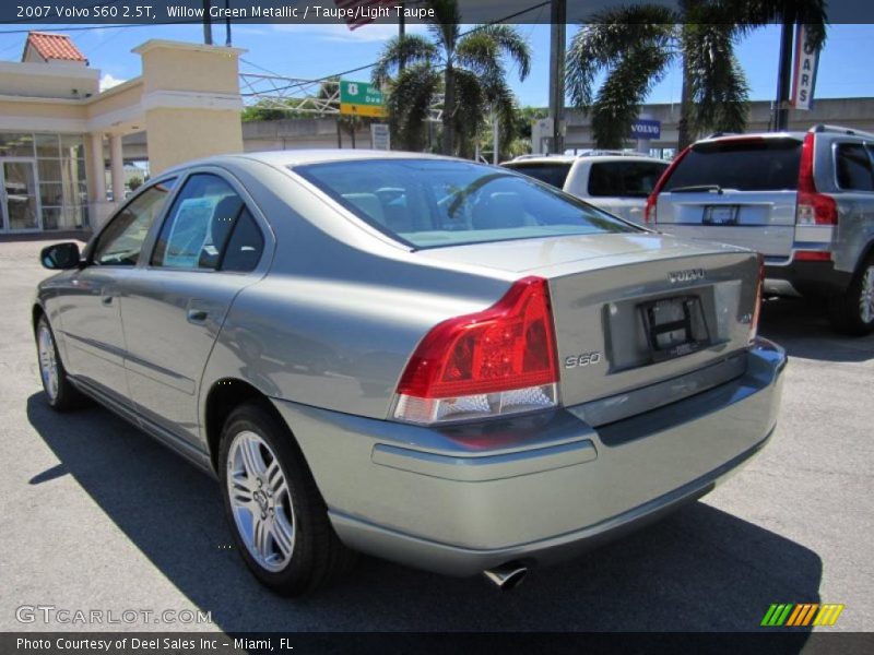 Willow Green Metallic / Taupe/Light Taupe 2007 Volvo S60 2.5T