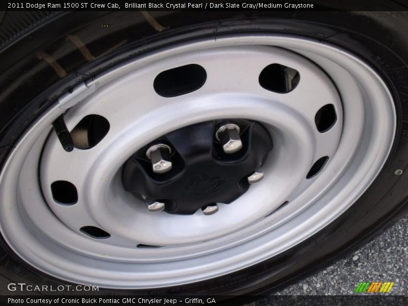 Brilliant Black Crystal Pearl / Dark Slate Gray/Medium Graystone 2011 Dodge Ram 1500 ST Crew Cab