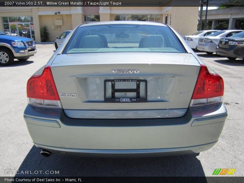 Willow Green Metallic / Taupe/Light Taupe 2007 Volvo S60 2.5T