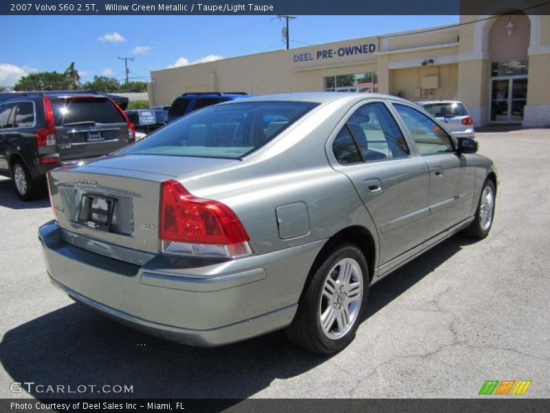 Willow Green Metallic / Taupe/Light Taupe 2007 Volvo S60 2.5T