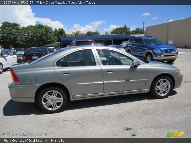 Willow Green Metallic / Taupe/Light Taupe 2007 Volvo S60 2.5T