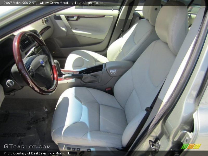 Willow Green Metallic / Taupe/Light Taupe 2007 Volvo S60 2.5T