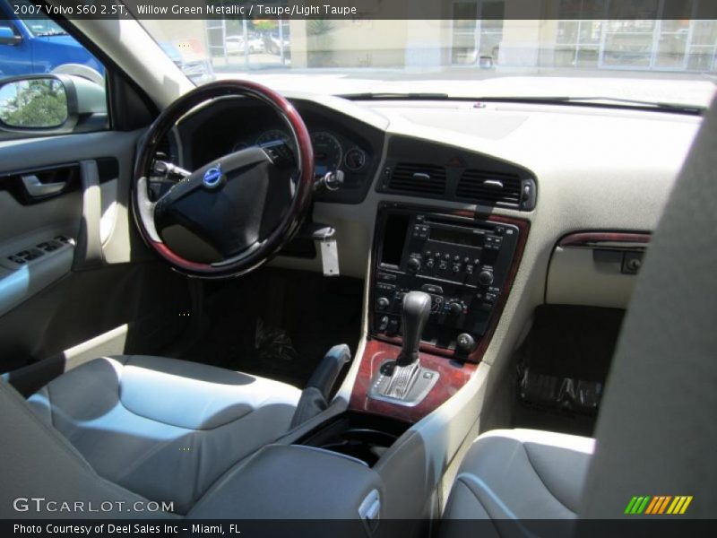 Willow Green Metallic / Taupe/Light Taupe 2007 Volvo S60 2.5T
