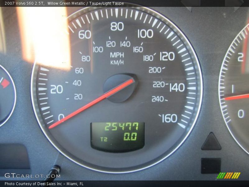 Willow Green Metallic / Taupe/Light Taupe 2007 Volvo S60 2.5T