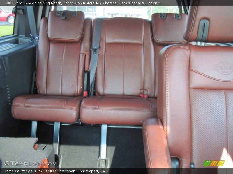 Stone Green Metallic / Charcoal Black/Chaparral Leather 2008 Ford Expedition King Ranch