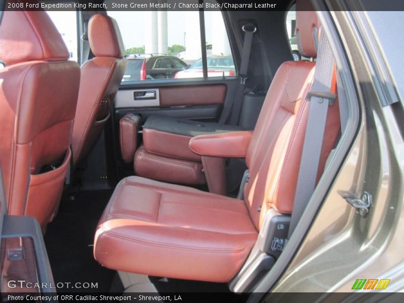 Stone Green Metallic / Charcoal Black/Chaparral Leather 2008 Ford Expedition King Ranch
