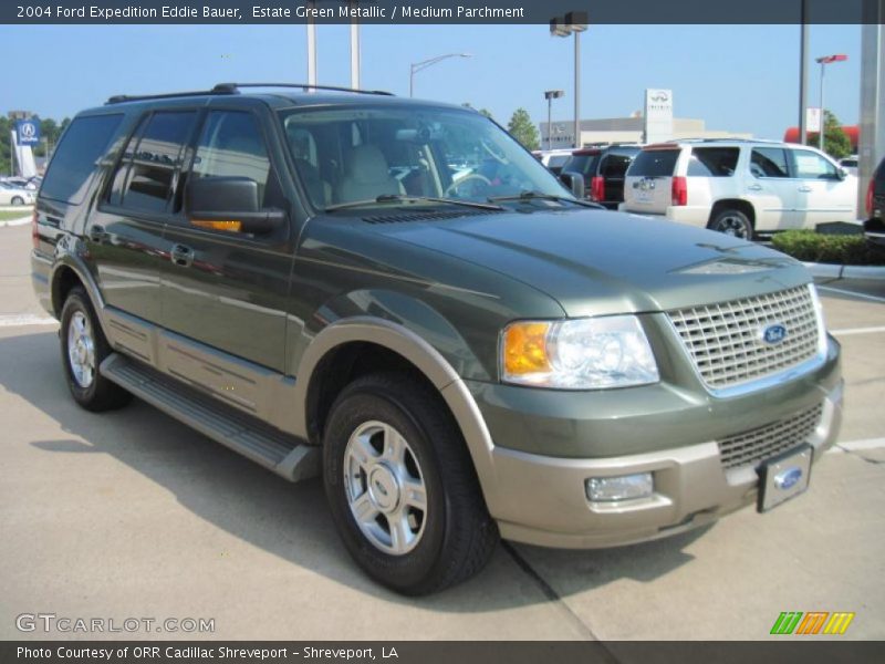 Estate Green Metallic / Medium Parchment 2004 Ford Expedition Eddie Bauer