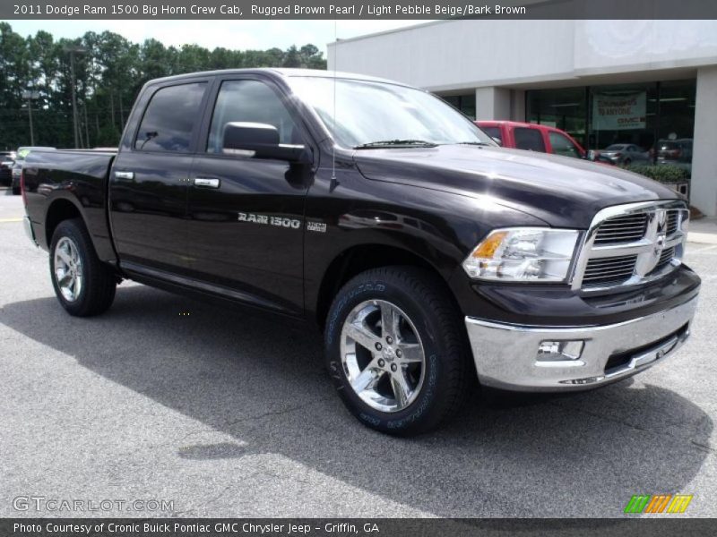 Rugged Brown Pearl / Light Pebble Beige/Bark Brown 2011 Dodge Ram 1500 Big Horn Crew Cab