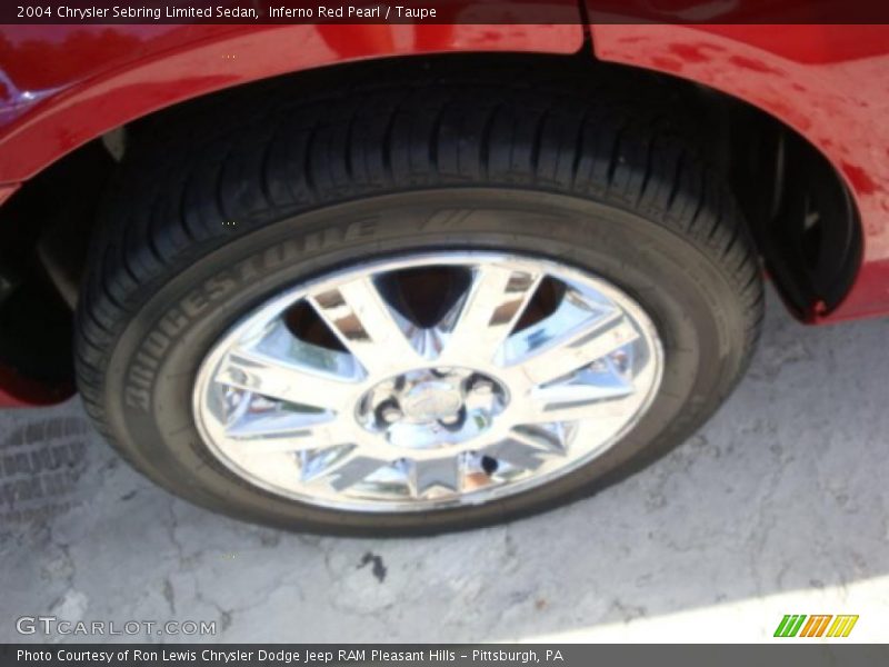 Inferno Red Pearl / Taupe 2004 Chrysler Sebring Limited Sedan