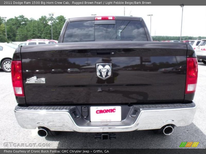 Rugged Brown Pearl / Light Pebble Beige/Bark Brown 2011 Dodge Ram 1500 Big Horn Crew Cab