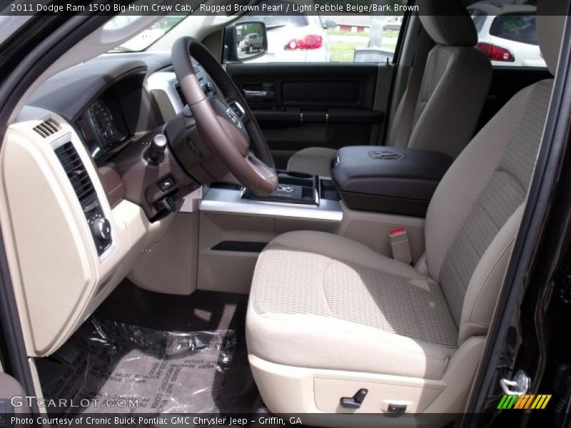 Rugged Brown Pearl / Light Pebble Beige/Bark Brown 2011 Dodge Ram 1500 Big Horn Crew Cab