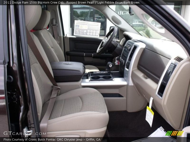 Rugged Brown Pearl / Light Pebble Beige/Bark Brown 2011 Dodge Ram 1500 Big Horn Crew Cab